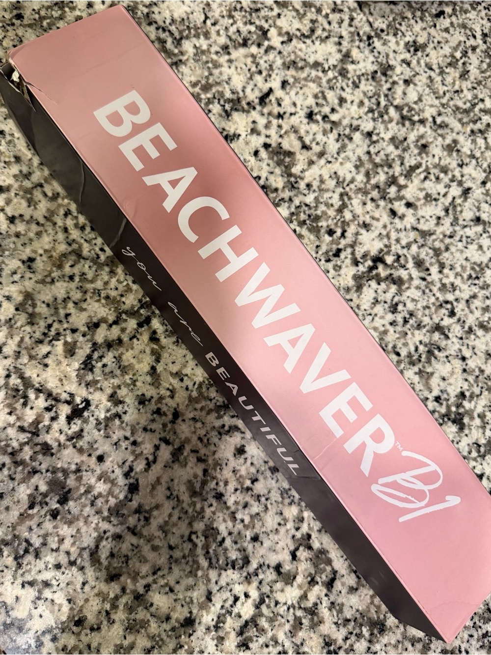 The Beachwaver Co. Black and Pink Curling Iron Box
